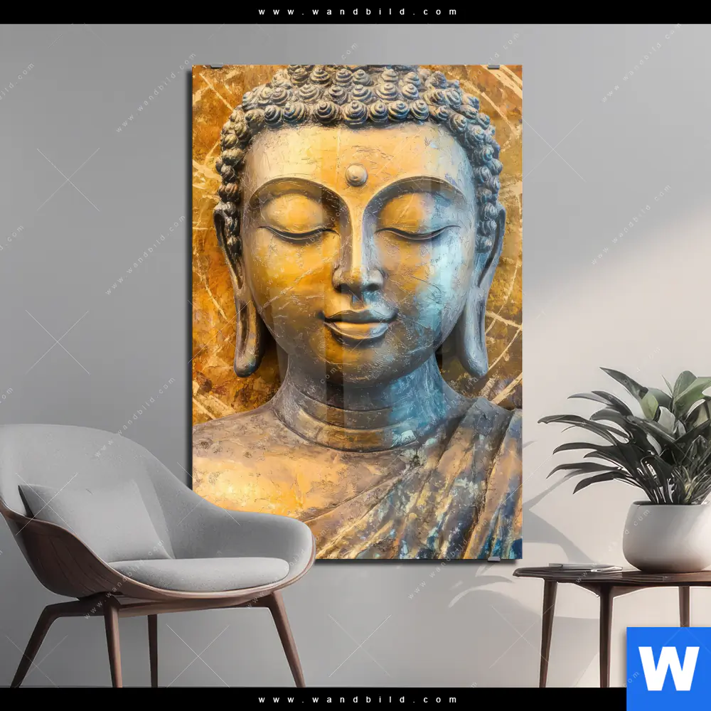 Acrylglasbild | Buddha - Innerer Frieden | Hochformat