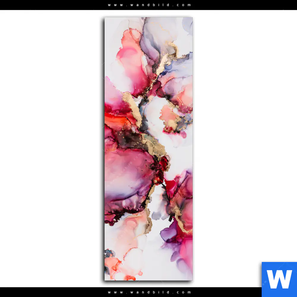 Acrylglasbild | Fluid Art - Blüten der Fantasie | Schmal - Image 2