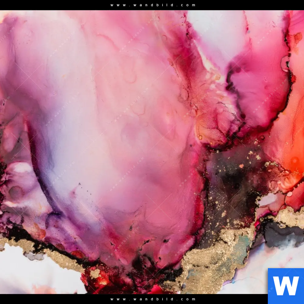 Acrylglasbild | Fluid Art - Blüten der Fantasie | Schmal - Image 4