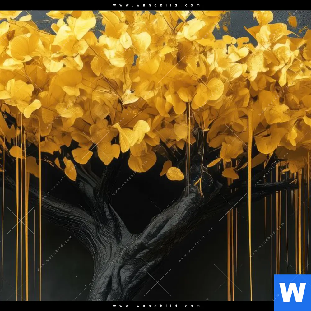 Acrylglasbild | Goldener Lebensbaum | Querformat - Image 4