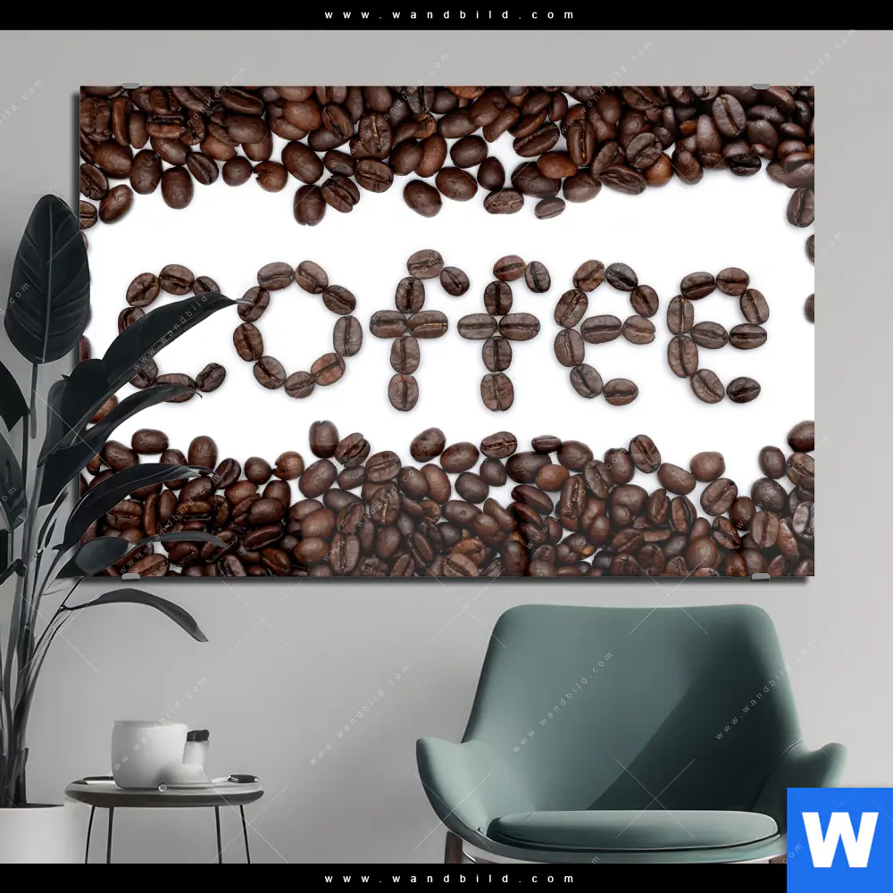 Acrylglasbild | Kaffeegenuss aus besten Bohnen | Querformat