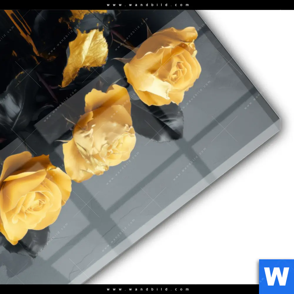 Acrylglasbild | Luxus Rosen | Hochformat - Image 3