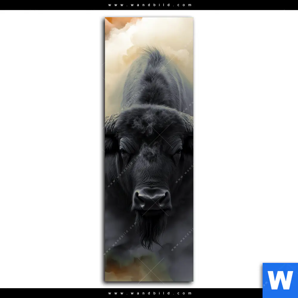 Acrylglasbild | Mächtiger Büffel | Schmal - Image 2
