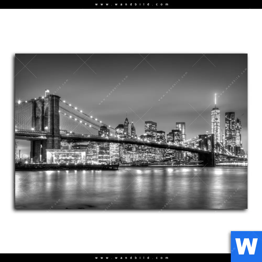 Acrylglasbild | Manhattan - Zeitlose Skyline | Querformat - Image 2