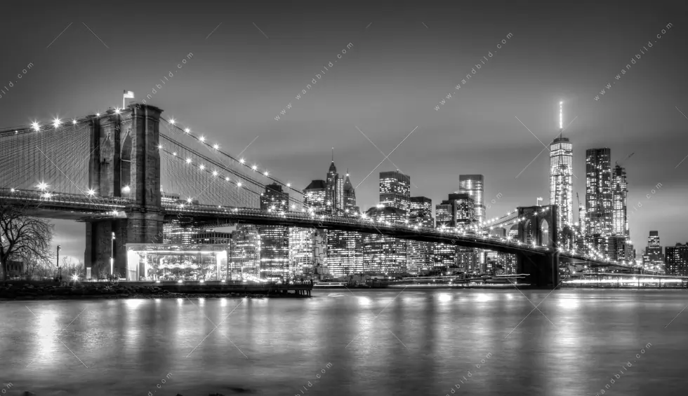 Acrylglasbild | Manhattan - Zeitlose Skyline | Querformat - Image 5