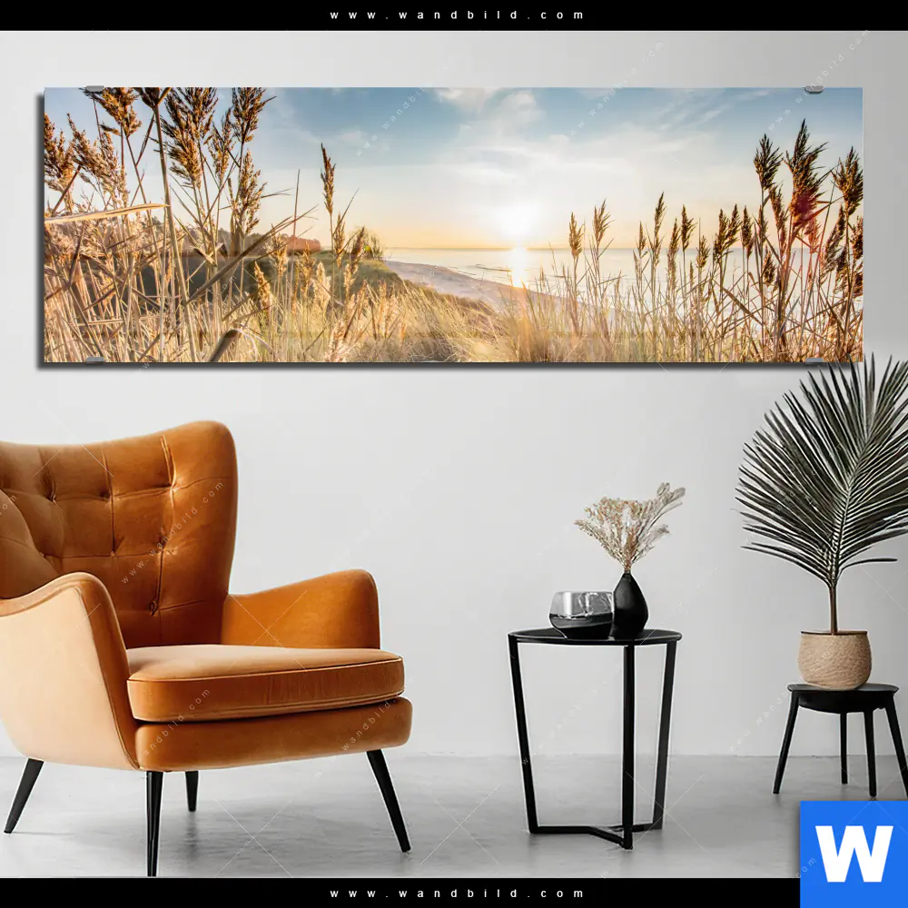 Acrylglasbild | Urlaub am Meer | Panorama