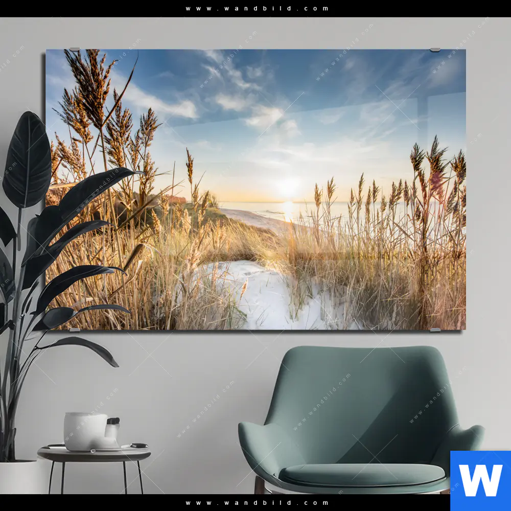 Acrylglasbild | Urlaub am Meer | Querformat