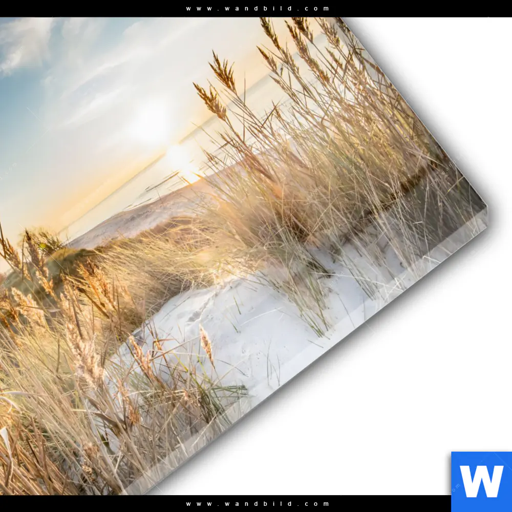 Acrylglasbild | Urlaub am Meer | Rund - Image 3