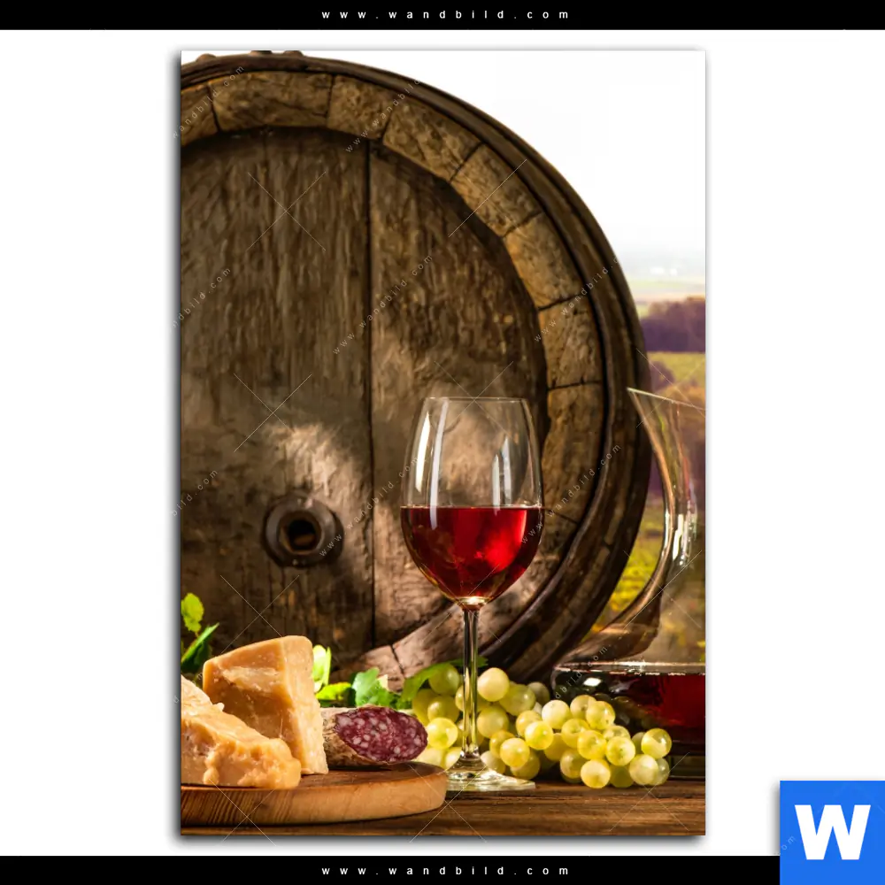 Acrylglasbild | Wein - Geschmack der Region | Hochformat - Image 2