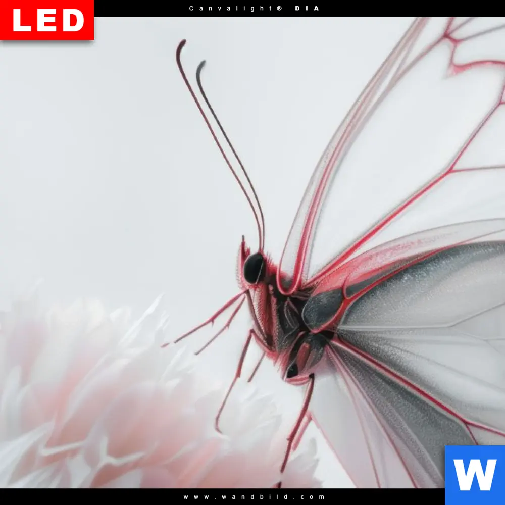 Acrylglasbild | Zarter Schmetterling | Panorama - Image 4
