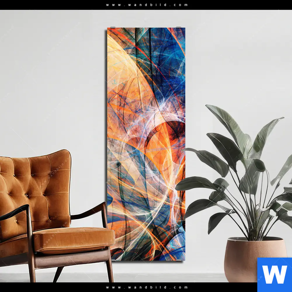Alu-Dibond Bild | Abstrakte Harmonie | Schmal