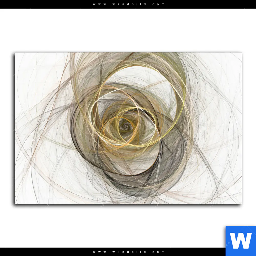 Alu-Dibond Bild | Abstrakte moderne Linienkunst | Querformat - Image 2