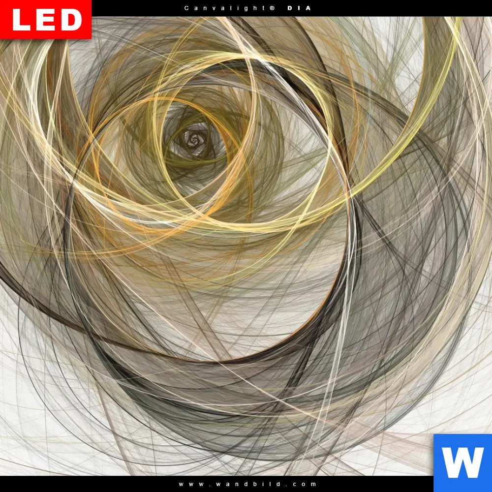 Alu-Dibond Bild | Abstrakte moderne Linienkunst | Querformat - Image 4