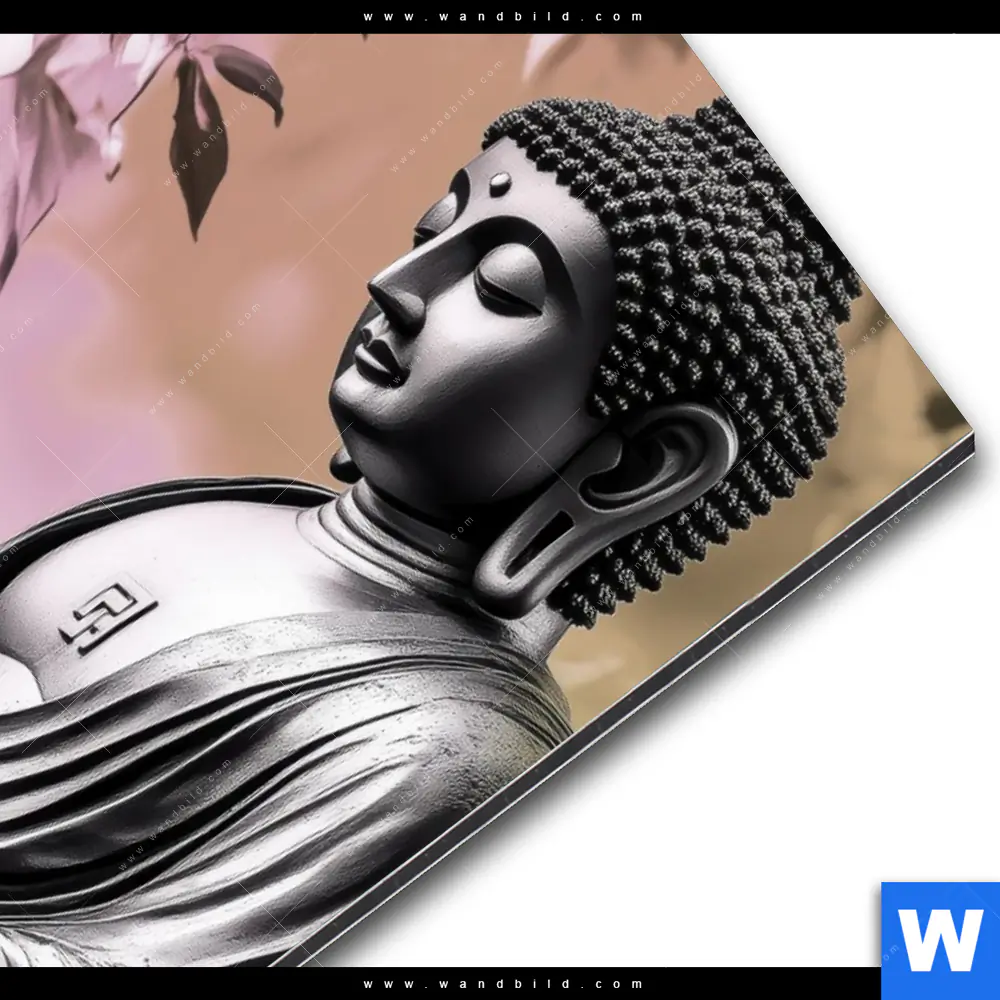 Alu-Dibond Bild | Buddha in stiller Harmonie | Hochformat - Image 3