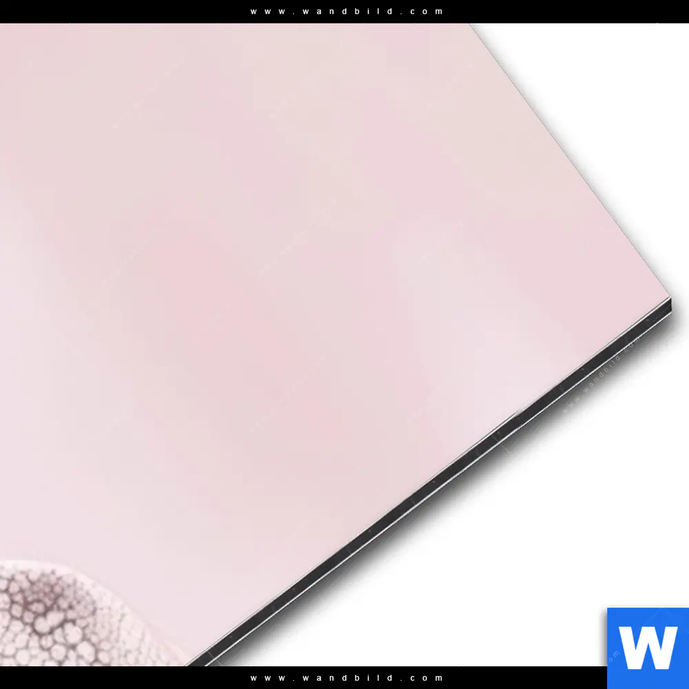 Alu-Dibond Bild | Elefanten - Harmonie in Pastell | Schmal - Image 3