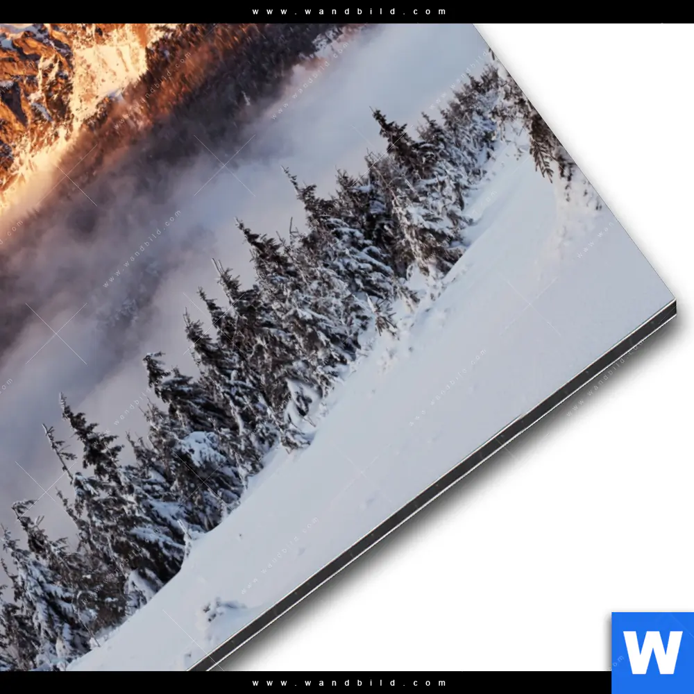 Alu-Dibond Bild | Gipfel über den Wolken | Quadrat - Image 3