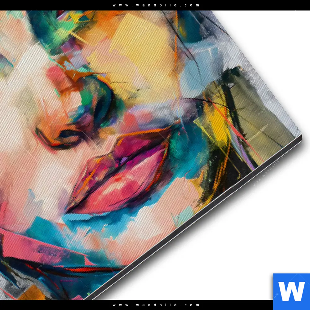 Alu-Dibond Bild | Loretta - Abstrakt Patchwork Art | Quadrat - Image 3