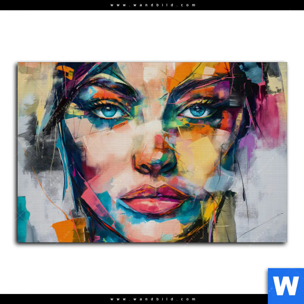 Alu-Dibond Bild | Loretta - Abstrakt Patchwork Art | Querformat - Image 2
