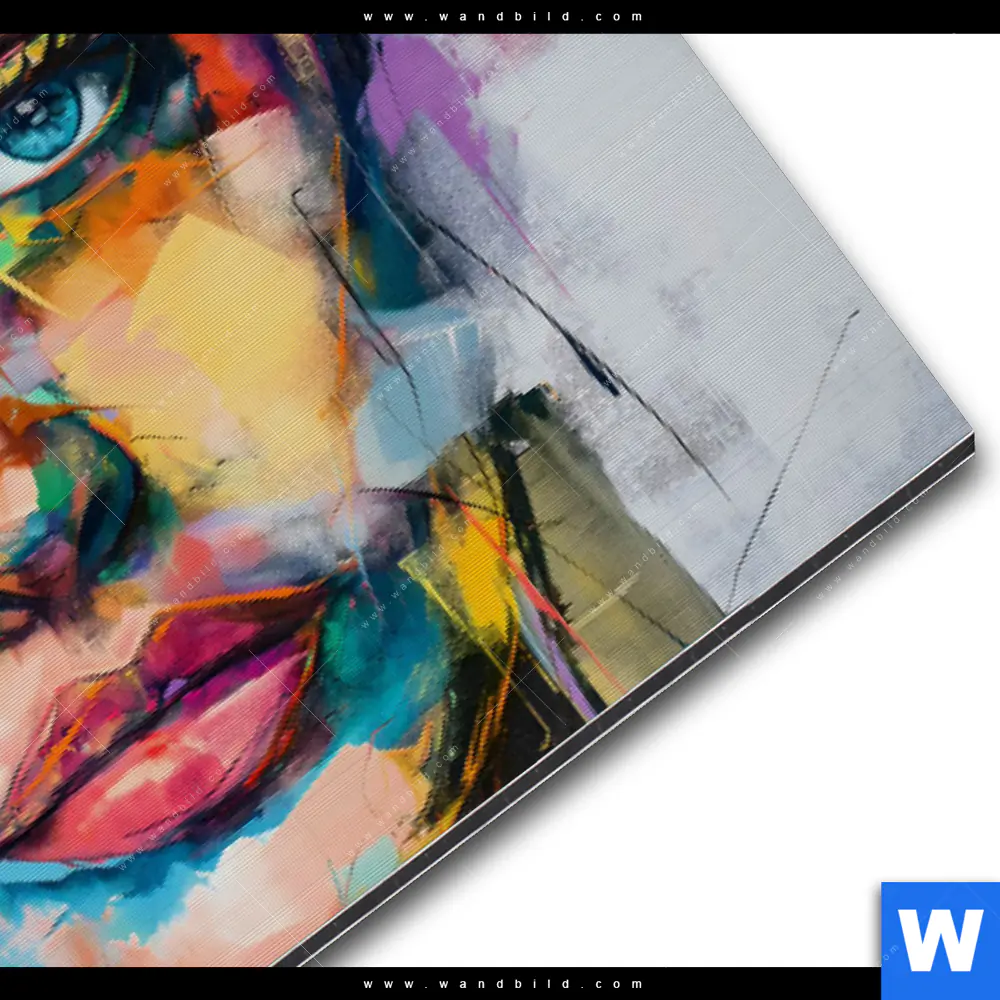 Alu-Dibond Bild | Loretta - Abstrakt Patchwork Art | Querformat - Image 3