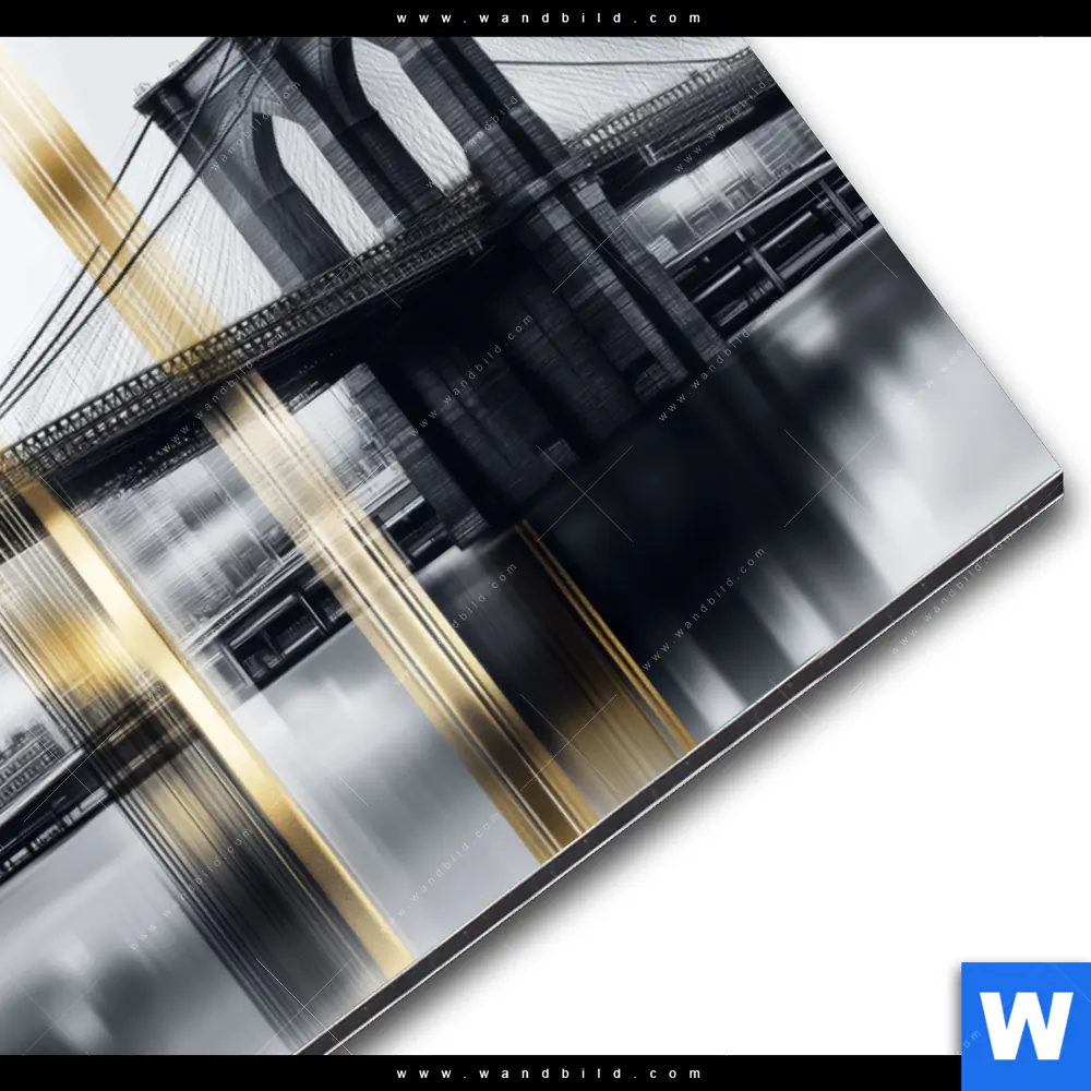 Alu-Dibond Bild | Stadt der goldenen Träume | Querformat - Image 3
