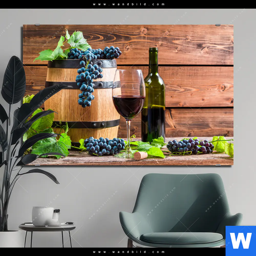 Alu-Dibond Bild | Weinliebe trifft Tradition | Querformat