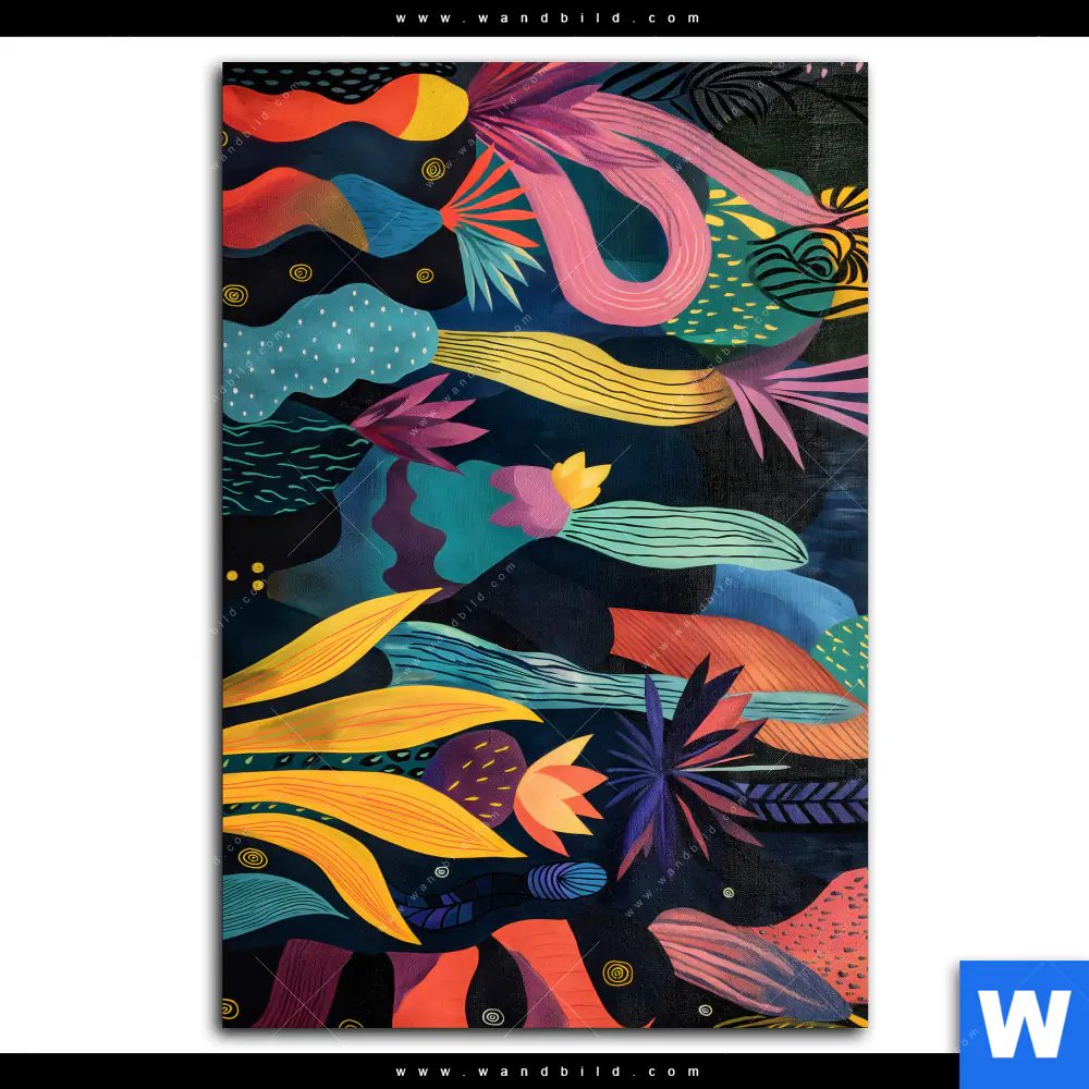 Leinwandbild | Abstrakte Natur | Hochformat - Image 2