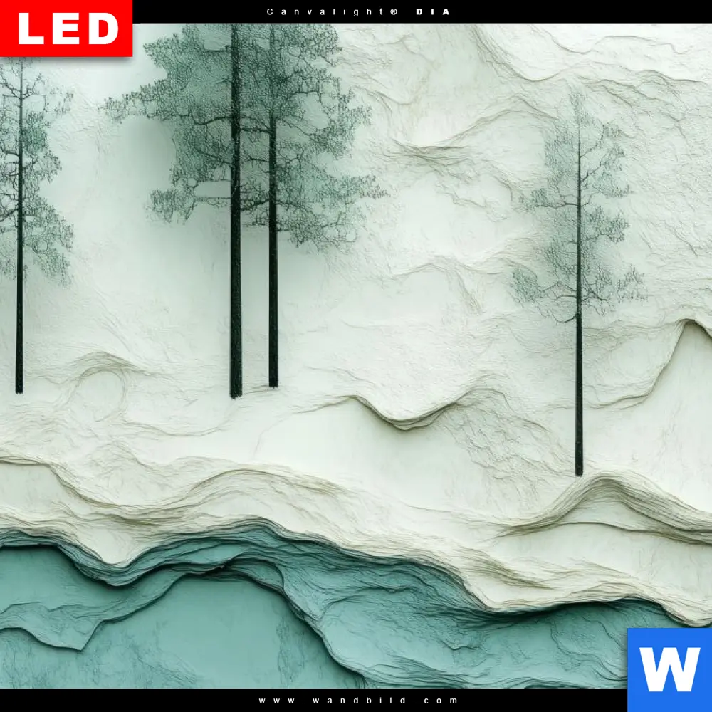 Leinwandbild | Abstrakter Wald | Querformat - Image 4