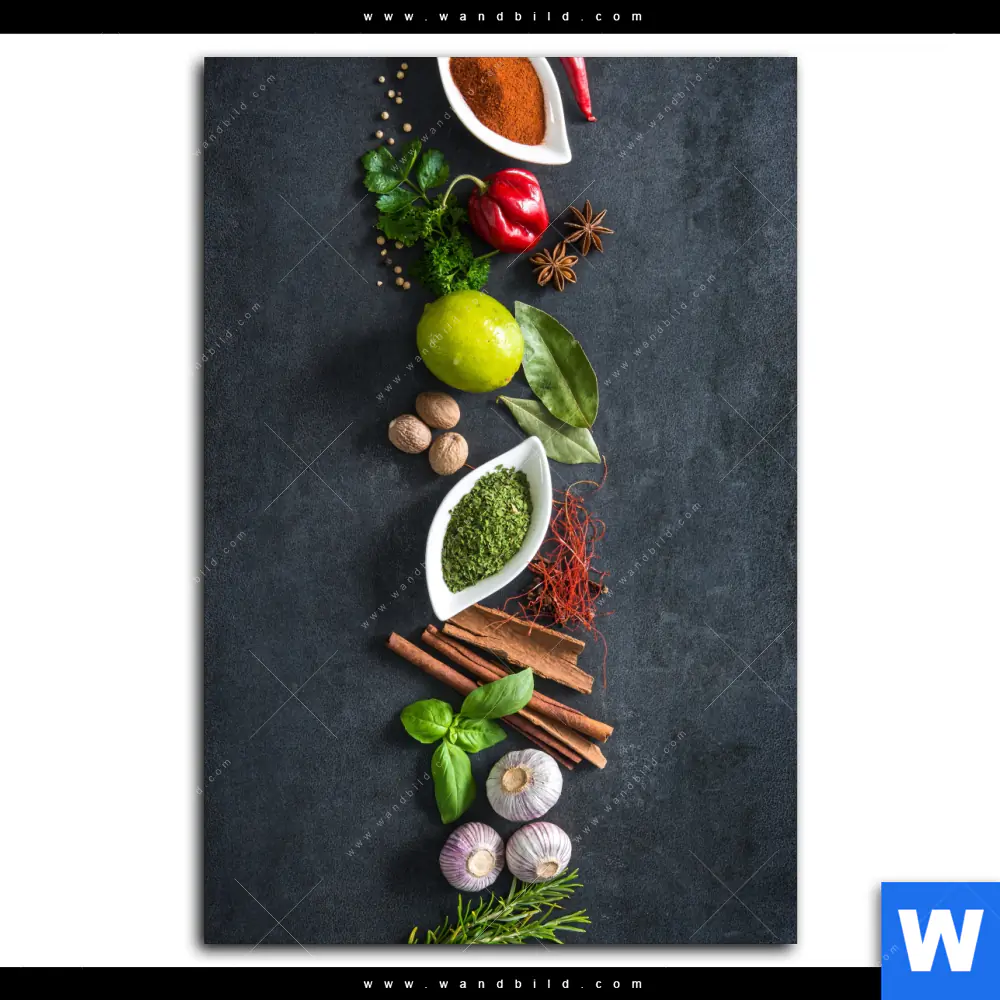 Leinwandbild | Aromen der Weltküche | Hochformat - Image 2