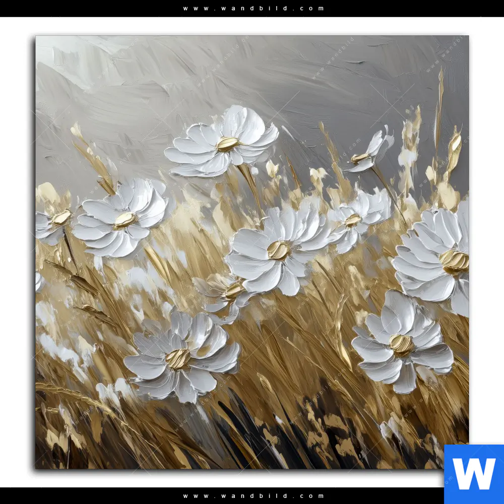 Leinwandbild | Blüten im Wind | Quadrat - Image 2