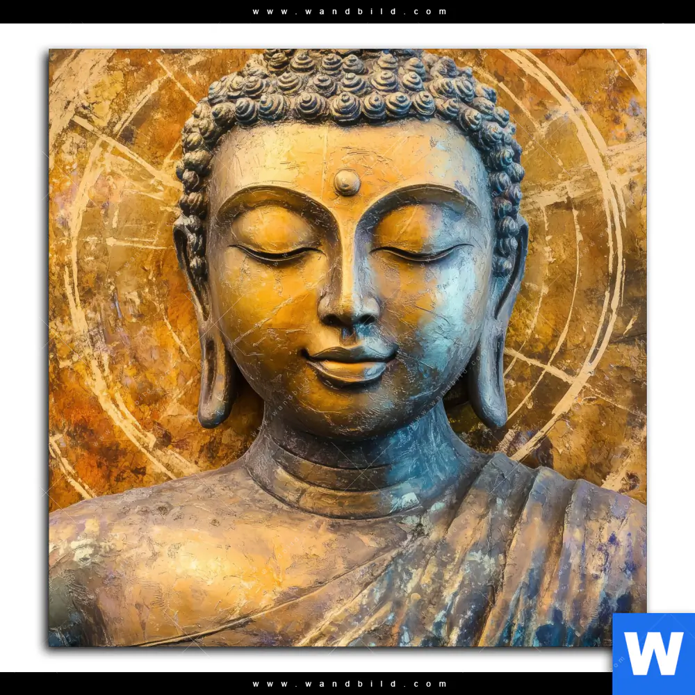 Leinwandbild | Buddha - Innerer Frieden | Quadrat - Image 2