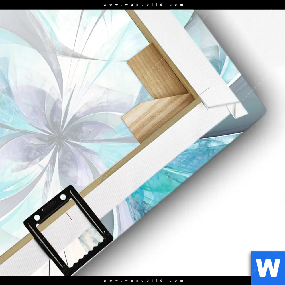 Leinwandbild | Digitale Blumen No.3 | Quadrat - Image 3