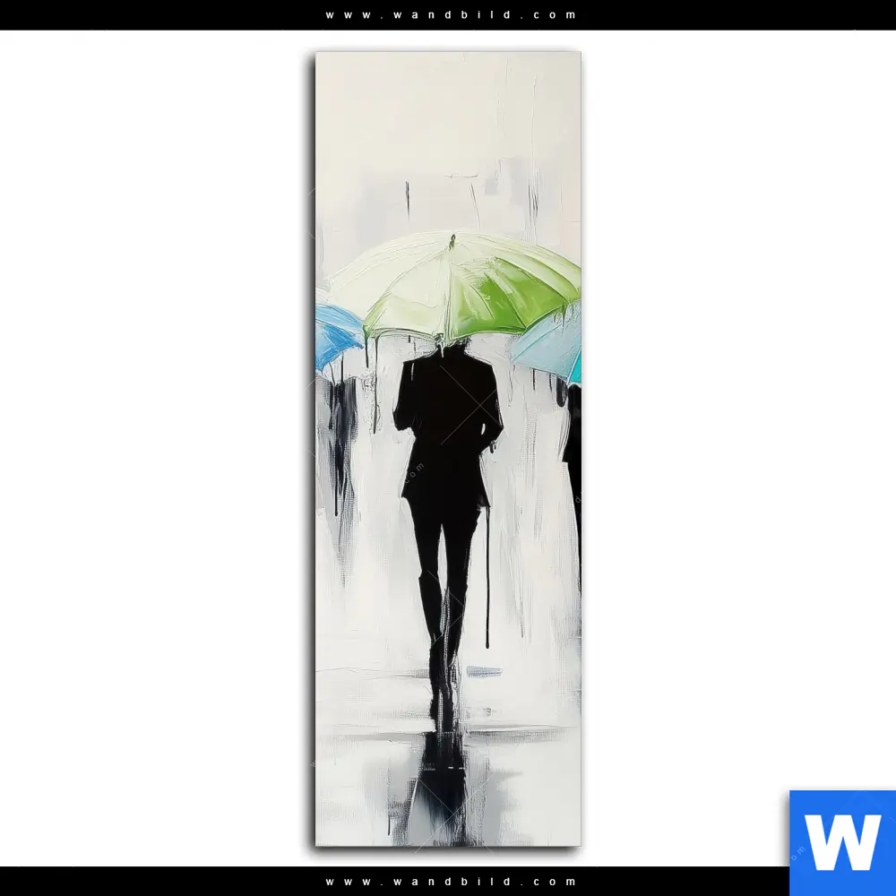 Leinwandbild | Farben im Regen | Schmal - Image 2