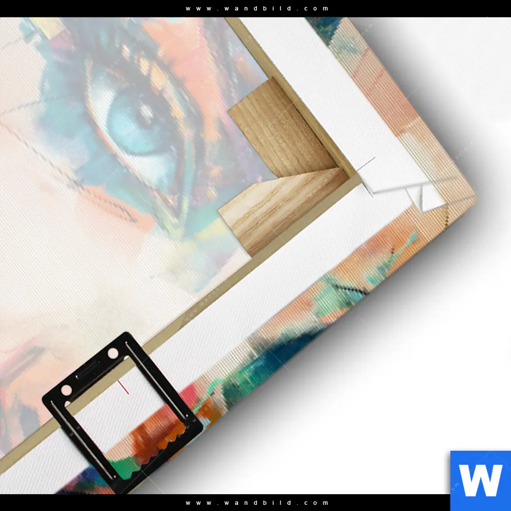 Leinwandbild | Loretta - Abstrakt Patchwork Art | Hochformat - Image 3