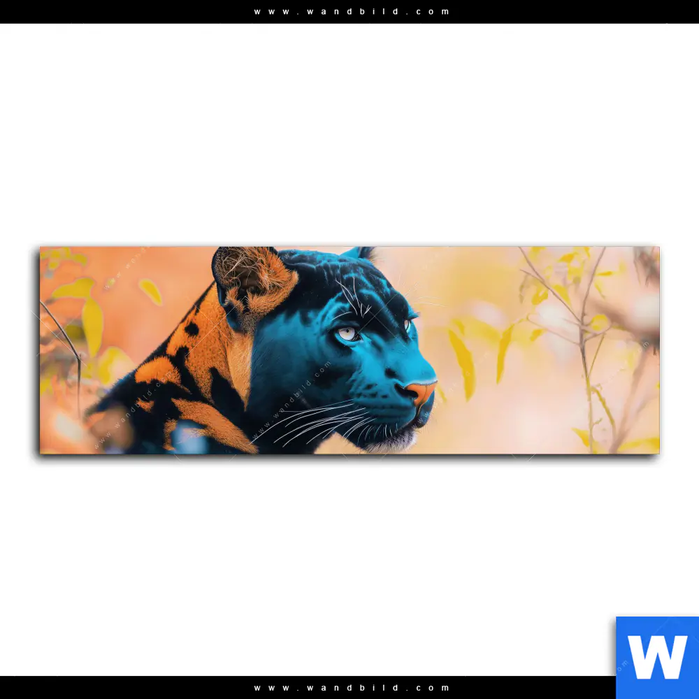 Leinwandbild | Panther - Farben der Wildness | Panorama - Image 2