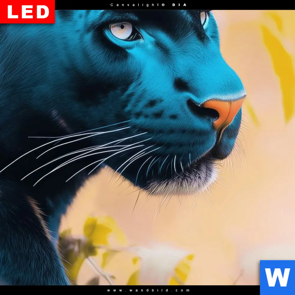 Leinwandbild | Panther - Farben der Wildness | Querformat - Image 4