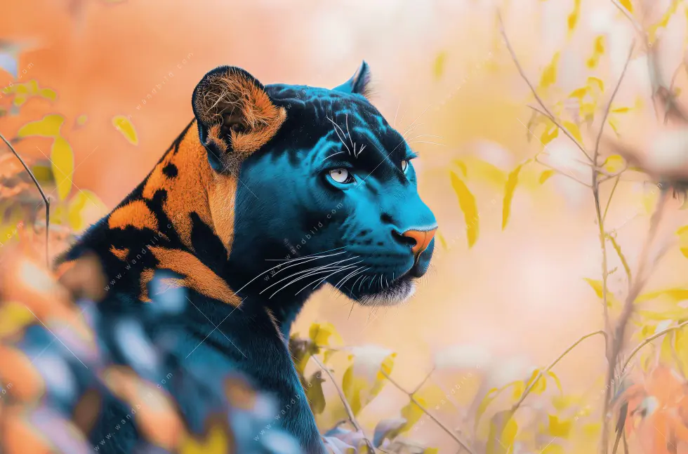 Leinwandbild | Panther - Farben der Wildness | Querformat - Image 5