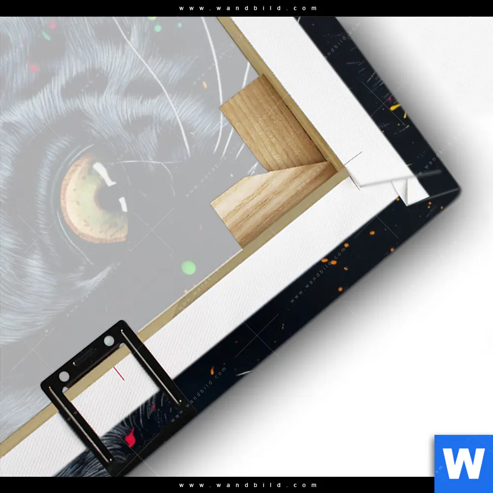 Leinwandbild | Panther Farbexplosion | Hochformat - Image 3