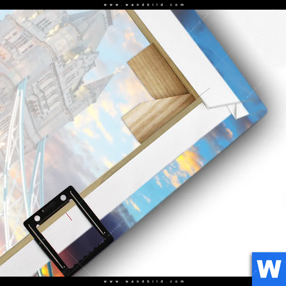Leinwandbild | Tower Bridge im Abendglanz | Hochformat - Image 3