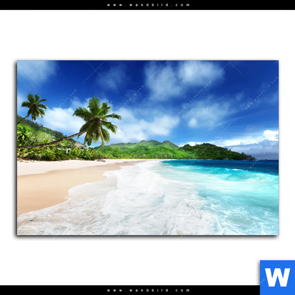 Leinwandbild | Traumstrand unter Palmen | Querformat - Image 2