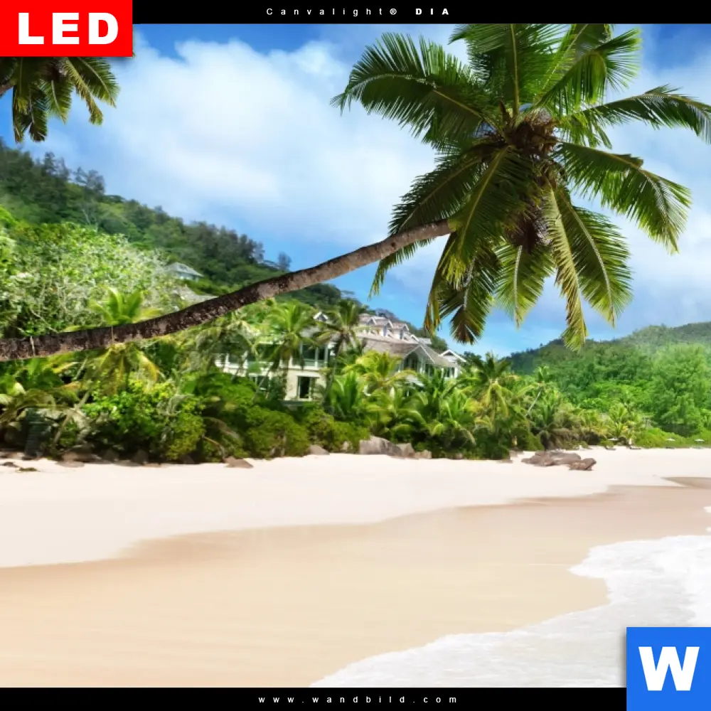 Leinwandbild | Traumstrand unter Palmen | Querformat - Image 4