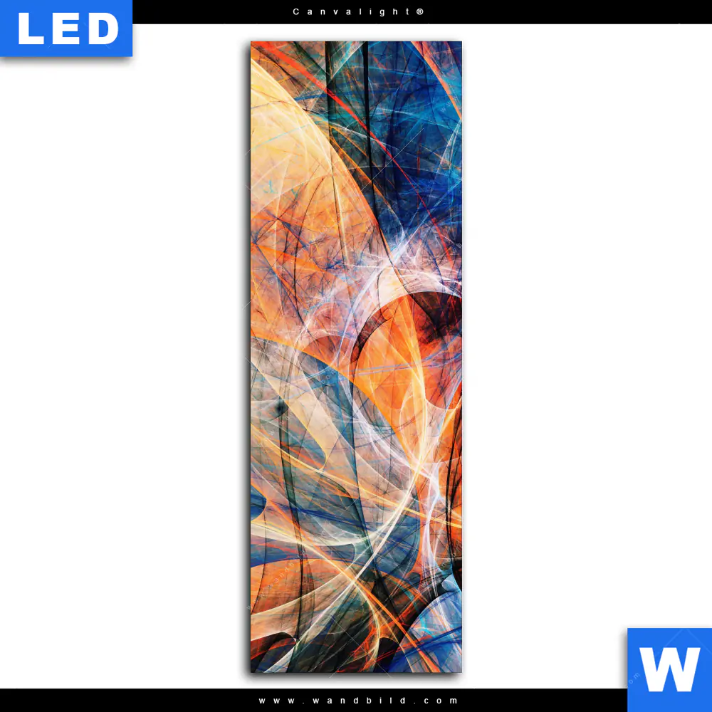 Canvalight® Leuchtbild | Abstrakte Harmonie | Schmal - Image 2
