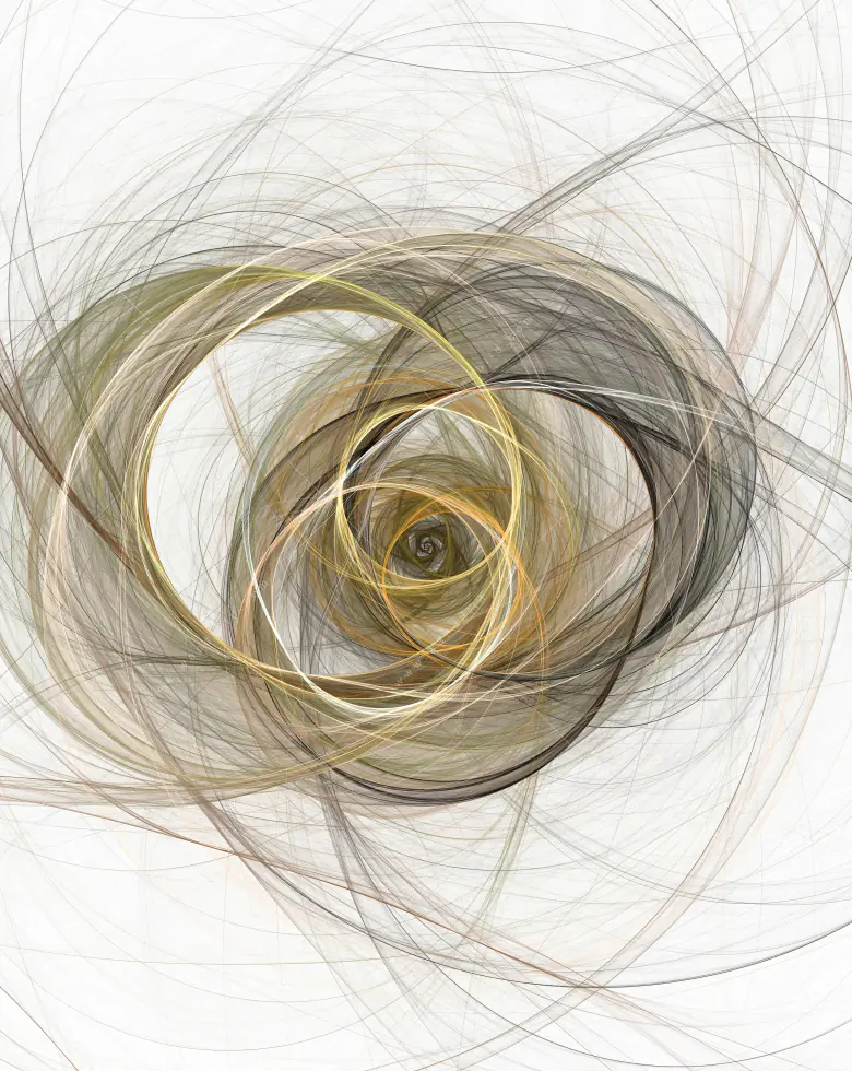 Canvalight® Leuchtbild | Abstrakte moderne Linienkunst | Hochformat - Image 5