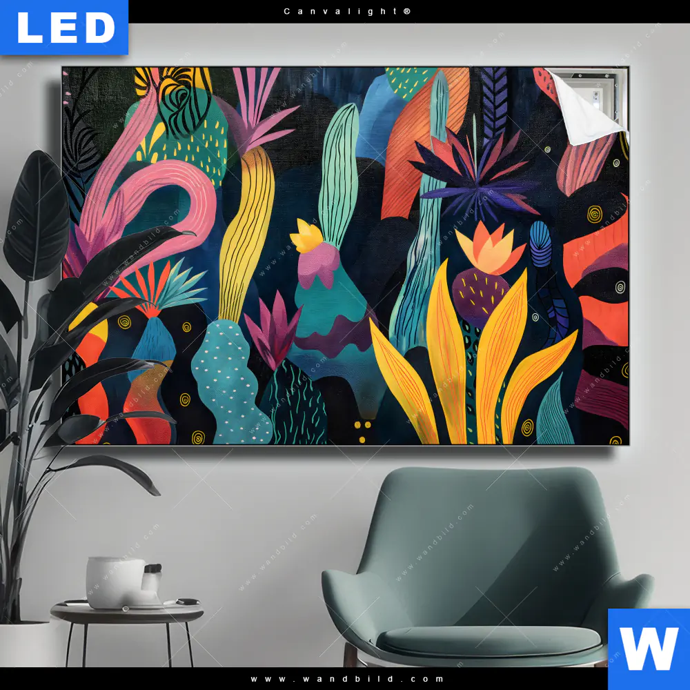 Canvalight® Leuchtbild | Abstrakte Natur | Querformat