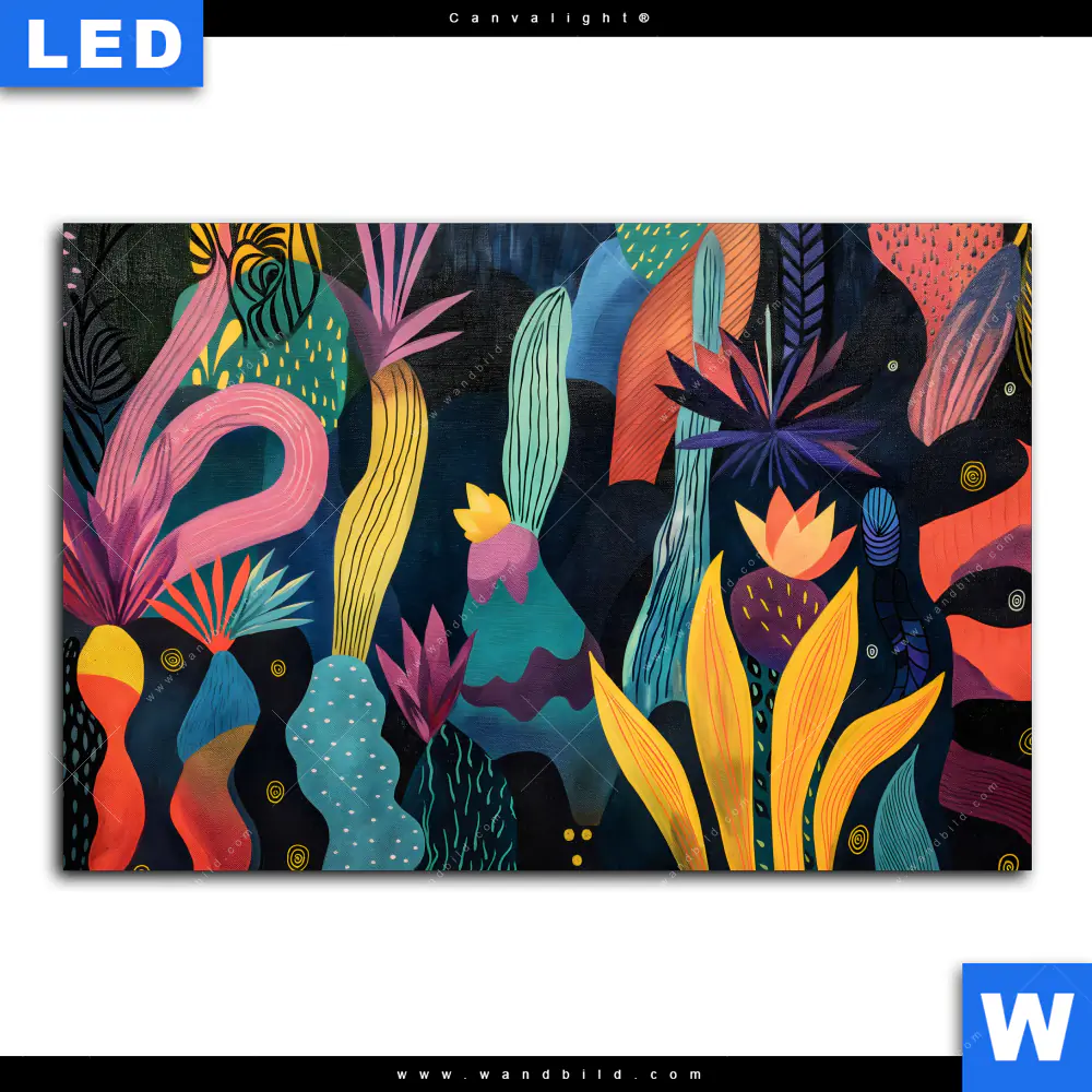 Canvalight® Leuchtbild | Abstrakte Natur | Querformat - Image 2