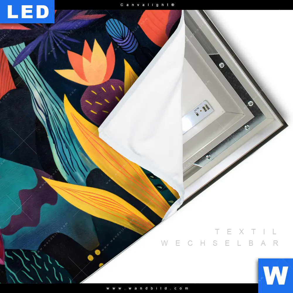 Canvalight® Leuchtbild | Abstrakte Natur | Querformat - Image 3