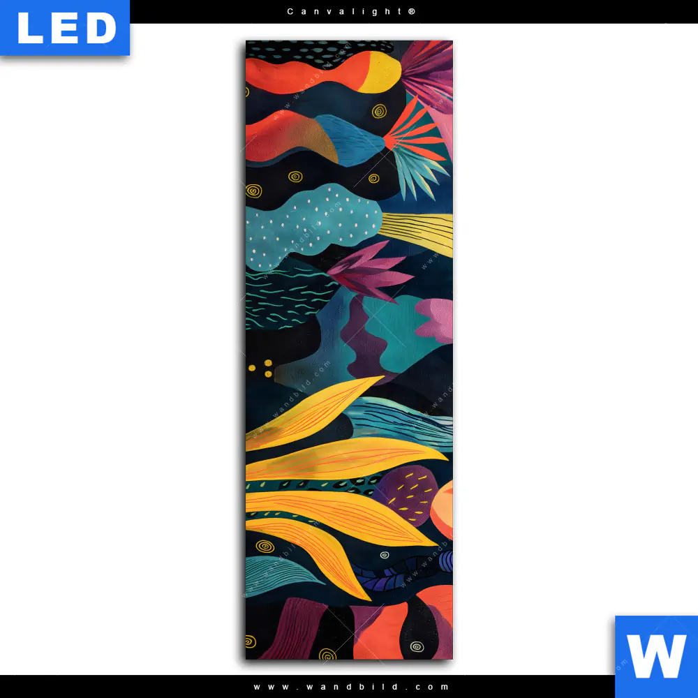 Canvalight® Leuchtbild | Abstrakte Natur | Schmal - Image 2