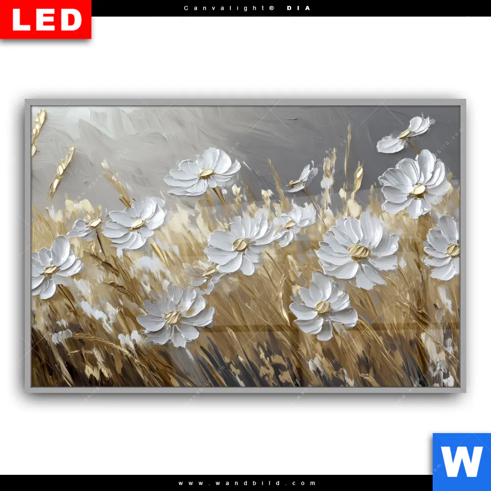 Leuchtbild Acrylglas Canvalight® DIA | Blüten im Wind | Querformat - Image 2