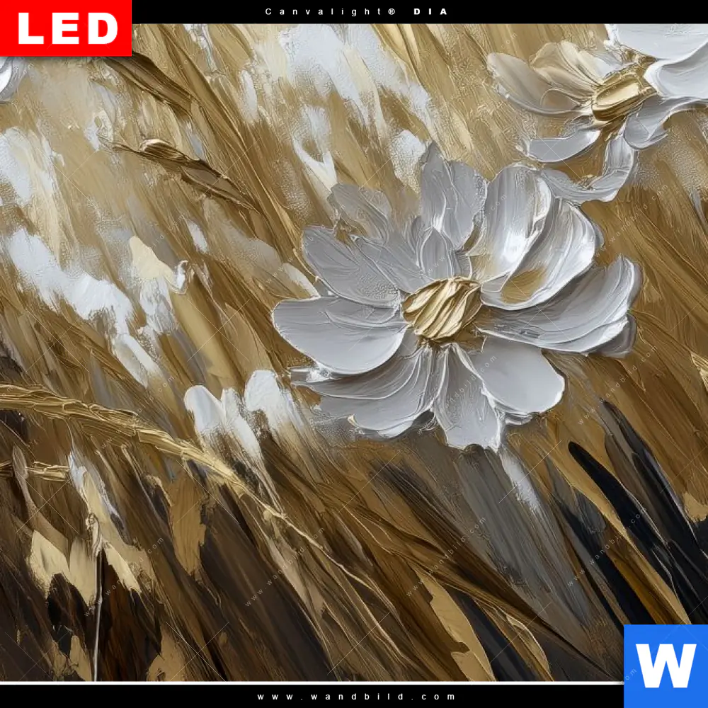 Leuchtbild Acrylglas Canvalight® DIA | Blüten im Wind | Querformat - Image 4