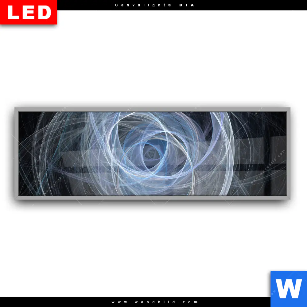 Leuchtbild Acrylglas Canvalight® DIA | Lichtmalerei No. 4 | Panorama - Image 2