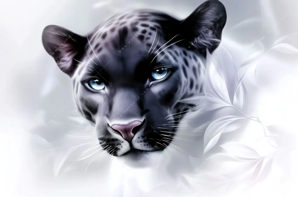 Leuchtbild Acrylglas Canvalight® DIA | Panther - Blick der Wildnis | Querformat - Image 5